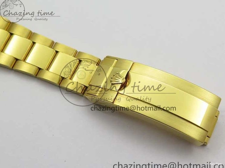 MiroTime 0111 WaterResistant Submariner 116618 LN D1F Best Edition YG Wrapped Black Dial on YG Wrapped Bracelet A 2588